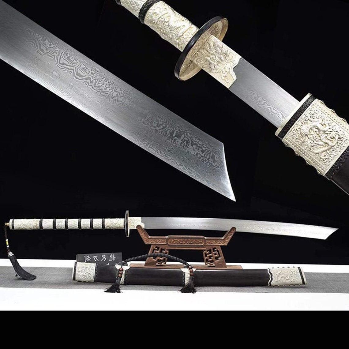 Handmade Chinese Swords Qing Dynasty Swords High Quality Sword Etsy