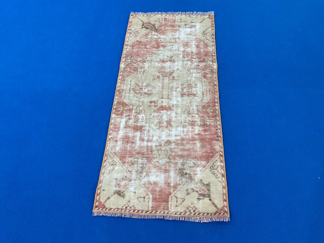 2x4 Red Door Mat Handmade Rug Oriental Rug Nomadic Rug Etsy