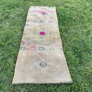 70x200 Herki Teppich, Ausgeblichener Teppichläufer, Küchenteppich, Orientteppich, 70x700, Handgemachter Teppich, Kelimteppich, Kelimteppich, Korridor
