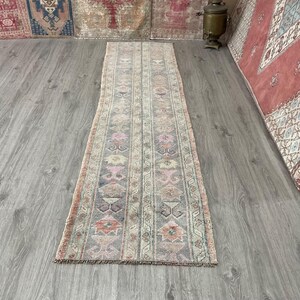 2x8, Neutral Runner Rug, Handmade Rug, Oriental Rug, Kitchen Rug, Home Decor Rug, Turkish Runner Rug, Bohemian Decor Rug, Rugs, 2.0x8.0 Ft