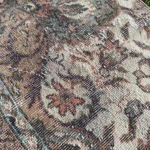 Muted Purple Rug, Small Rug, Turkish Rug, Area Rug, Floral Rug, Aztec ...