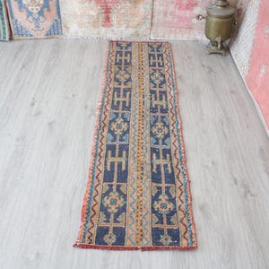 70x150, Patchwork Teppichläufer, Handgemachter Teppich, Orientteppich, Küchenläufer, Anatolischer Teppich, Wollteppich, 50x160 cm