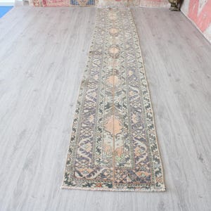 2x13, Patchwork Runner Rug, Handmade Rug, Oriental Rug, Kitchen Runner Rug, Turkish Runner Rug, Oushak Runner, Narrow Runner Rug,1.8x12.8 ft