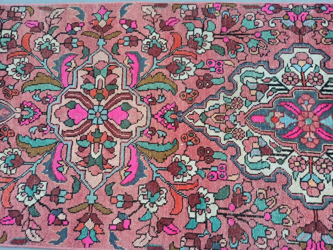 Persian Runner Rug2.5x11.1 Ft Persian Rug Corridor Rug Gray Etsy