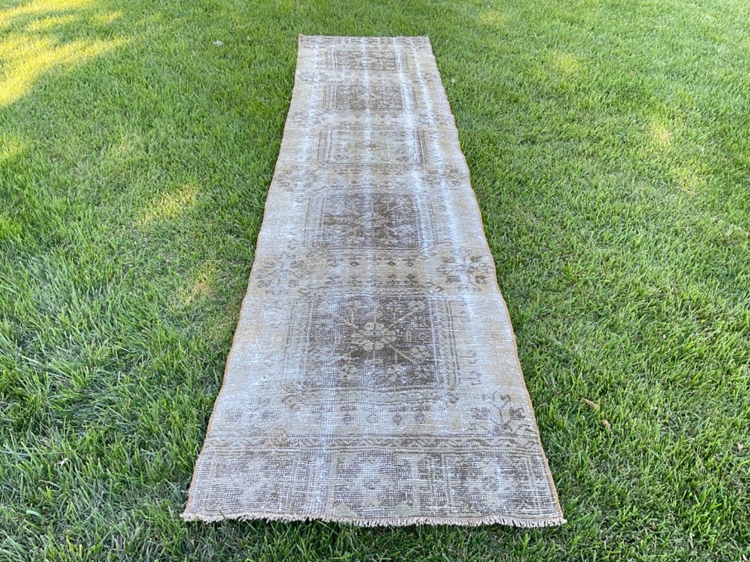 3x12 Natural Runner Rug Kitchen Rug Runner 3x12 Turkish Etsy