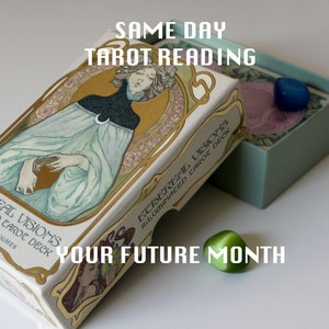 MÊME JOUR Lecture détaillée du tarot du mois à venir, 1 à 6 cartes