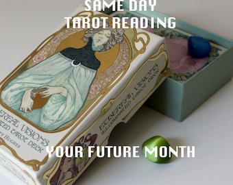 SAME DAY Future Month Detaillierte Tarot-Lesung, 1-6 Karten in der Tiefe