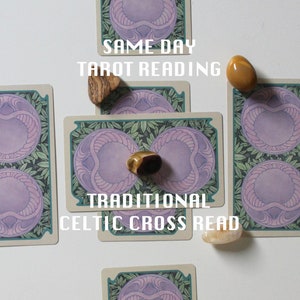 Lecture de tarot le même jour : croix celtique détaillée de 10 cartes en profondeur