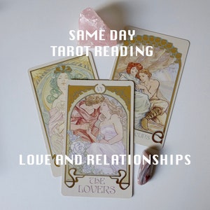 SAME DAY Liebe + Beziehungen Detaillierte Tarot Legung, 1-6 Karten In Tiefe