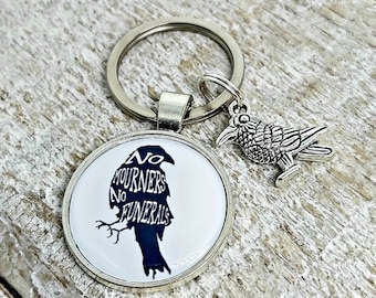 No Mourners No Funerals Keyring: Six of Crows Fan Gift
