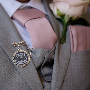 Ring bearer pin badge, Page boy gift keepsake, ring security, keepsake pendant wedding charm usher, something blue