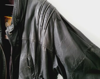 90s old \"ポール スミス\" Leather jacket \"BLACK\" 90s old 