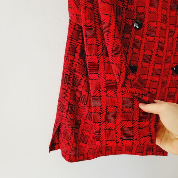 Red Vintage Liz Claiborne Blazer. Business Casual… - image 4