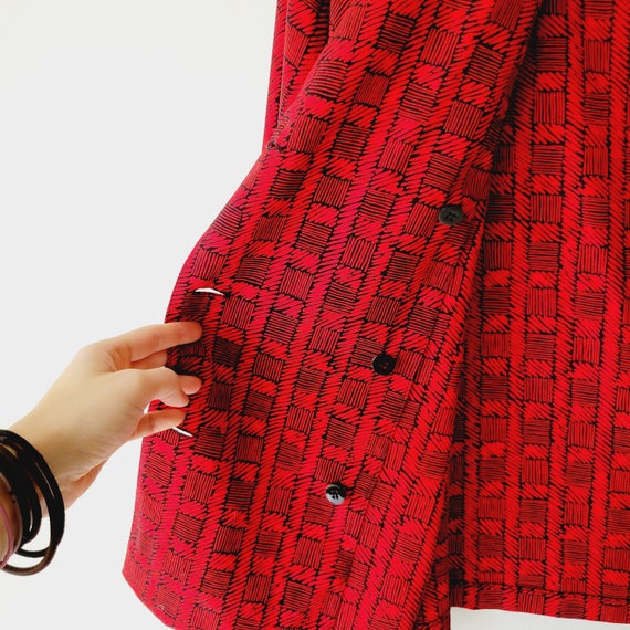 Red Vintage Liz Claiborne Blazer. Business Casual… - image 7