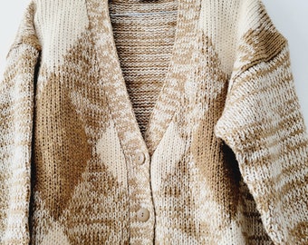 【DISCERNMENT】Tonz Color Matching Knit Cardigan Knit Kit - Santa Fe Cardigan – Lion Brand Yarn