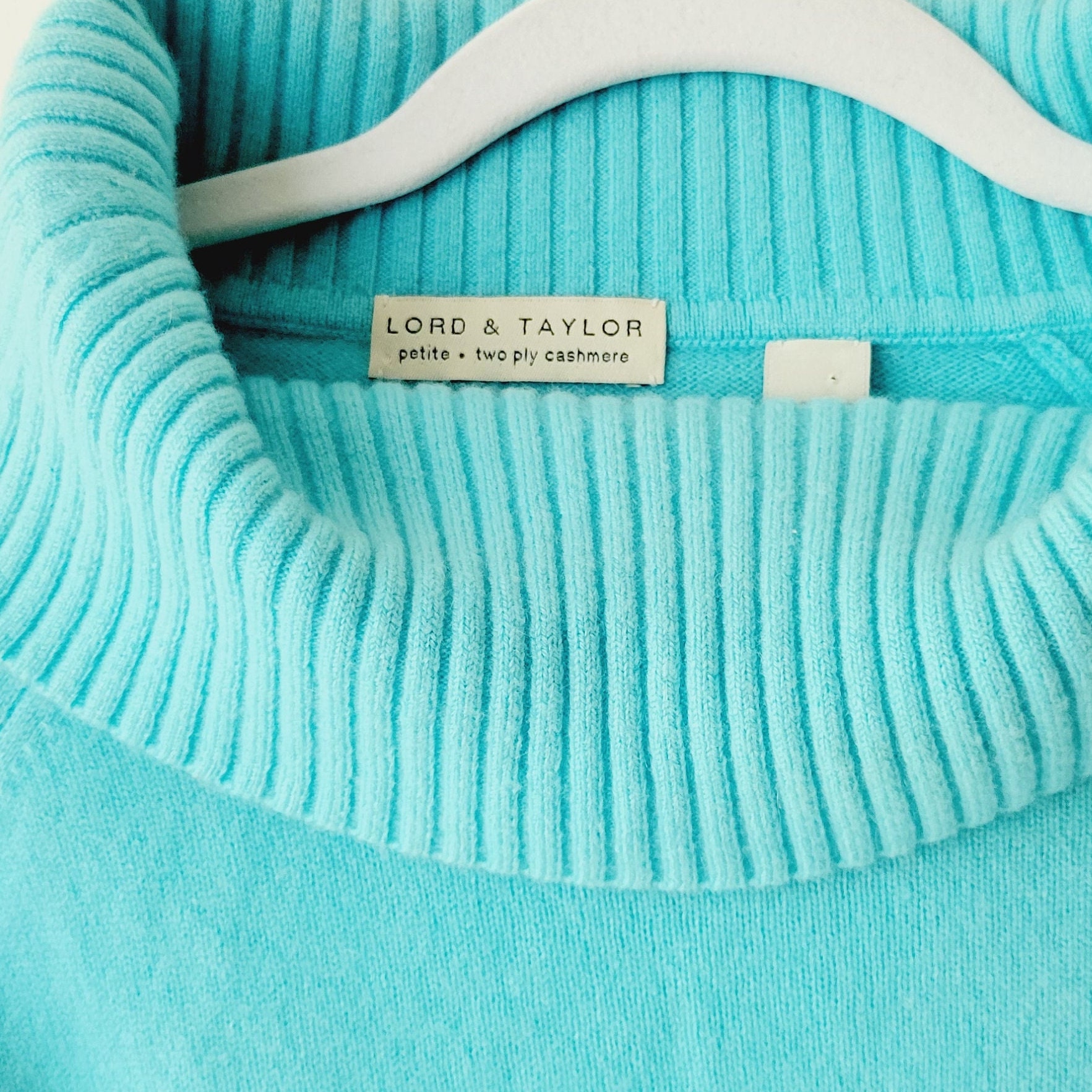 Vintage Lord and Taylor Cashmere Cowl Neck Sweater. Petite Vintage Lord and Taylor Cashmere Cowl Neck Sweater. Petite