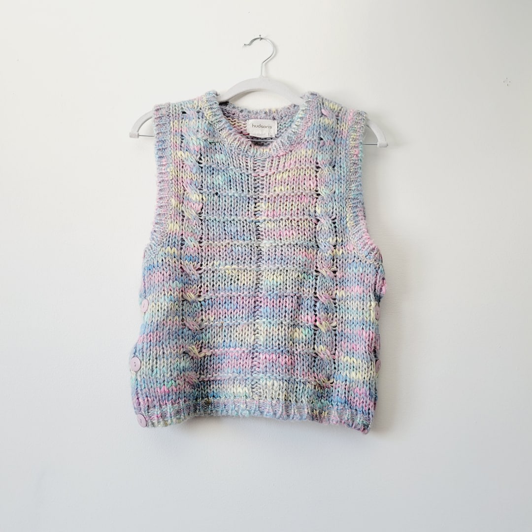 〔超希少〕70s suède docking knit Vest Vintage 70s Suede Knit Vest Med | eBay