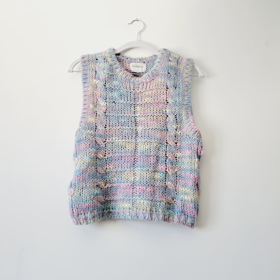 1980s Lizsport Cotton Knit Sweater Vest — Wayward Collection