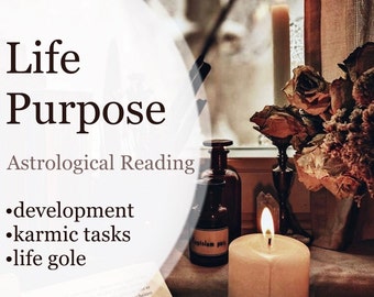 Vedic Astrology Life Purpose reading. Spiritual path. Career path. Higher path. Spirituality. Natal chart reading. Karma reading - Same Day