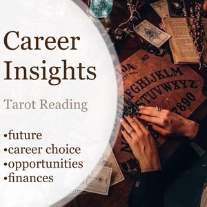 Insights de Carreira - Leitura de Tarô. Insights Financeiros. Leitura Psíquica. Dinheiro. Finanças. Abundância. Prosperidade. Previsões de Carreira - Mesmo dia