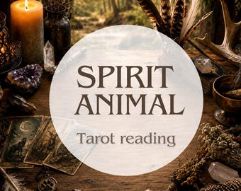 Lectura psíquica de animales espirituales, lectura de tarot de tótems animales, mensaje de guía espiritual, guía espiritual y sanación.