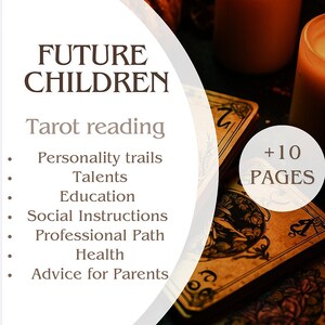 Lecture de tarot pour les futurs enfants – Informations personnalisées sur la parentalité | Conseils aux parents | Orientation parentale | Lecture en famille | Le même jour