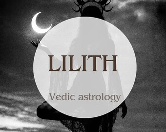 Lilith In The Natal Chart - Dark Moon reading. Strenth & Power Deep Analysis. Astrology Birth chart. Black Moon Lilith Sign - Same Day