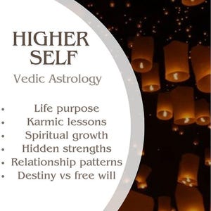 Leitura de Astrologia Védica do Eu Superior | Crescimento Espiritual e Insights do Caminho de Vida | Lições Kármicas e Propósito da Alma | Despertar Espiritual |