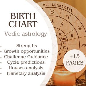 Lecture du thème astral védique | Rapport d'astrologie personnalisé | Analyse du thème natal. Prédictions de l'horoscope védique. Astrologie sidérale - Le même jour