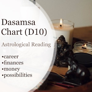 Lectura de la carta dasamsa: astrología védica. Informe sobre carrera y riqueza. Análisis de la carta D10. Empleo. Informe de carrera personalizado: el mismo día