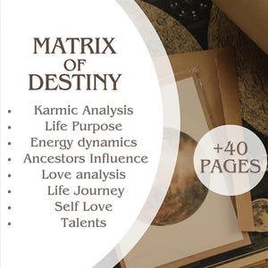 Matriz de Destino Detalhada - Leitura do Mapa Astral | Matriz do Destino | Seu Destino | Orientação Espiritual | Crescimento Espiritual | Mapa Numerológico