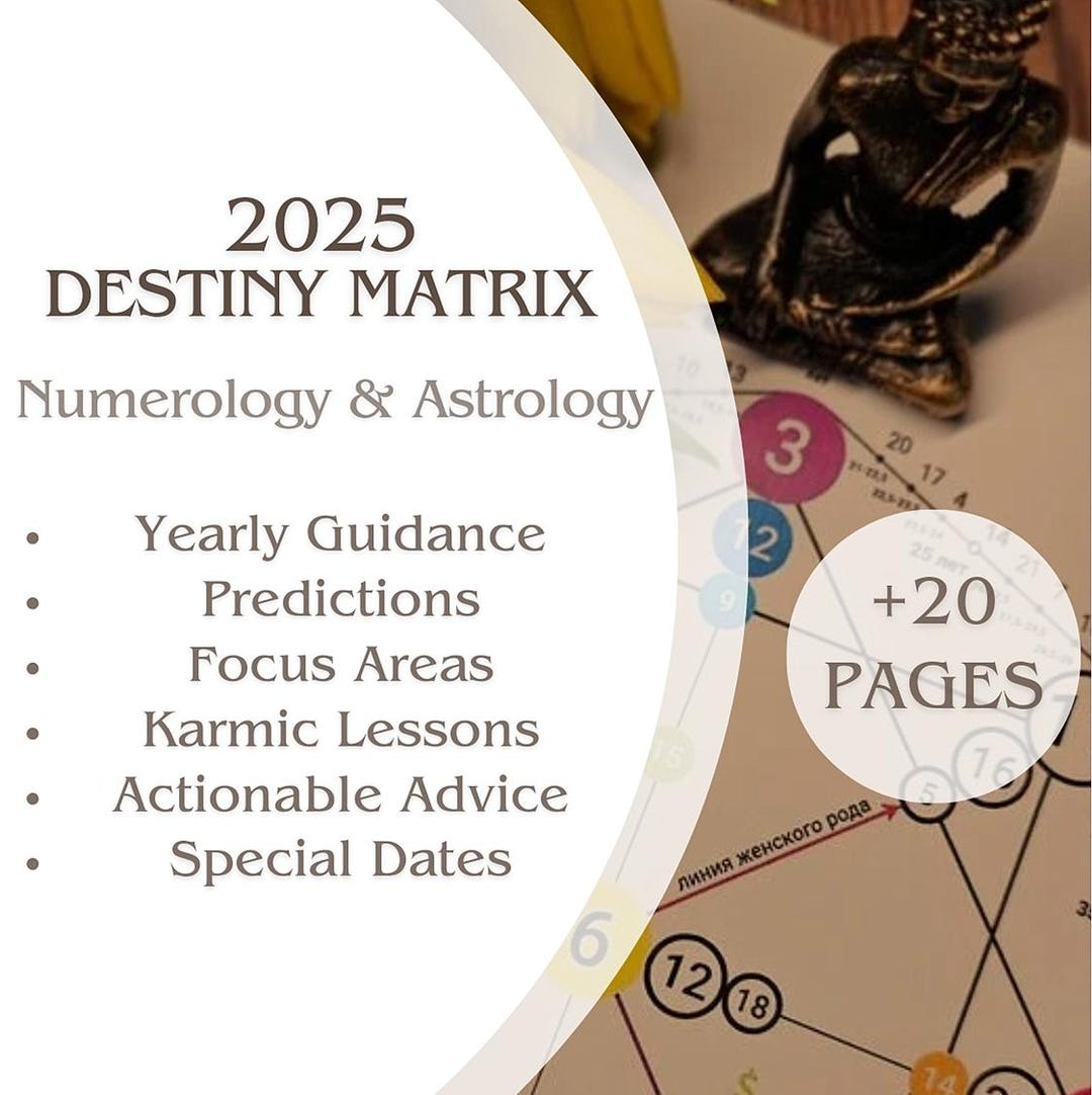 2025 Destiny Matrix - Birth Chart Reading | Matrix of Destiny | 2025 ...