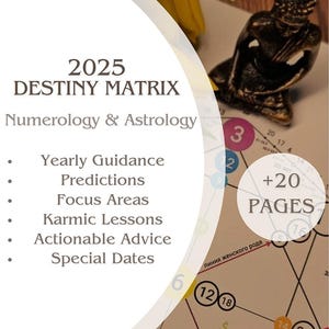 Matriz del destino 2025 - Lectura de la carta natal / Matriz del destino / Lectura 2025 / Predicciones 2025 / Horóscopo 2025 / Carta numerológica