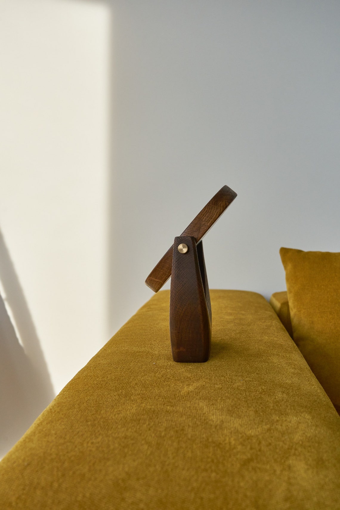 Wooden desktop mirror for best makeup compact mirror for Etsy