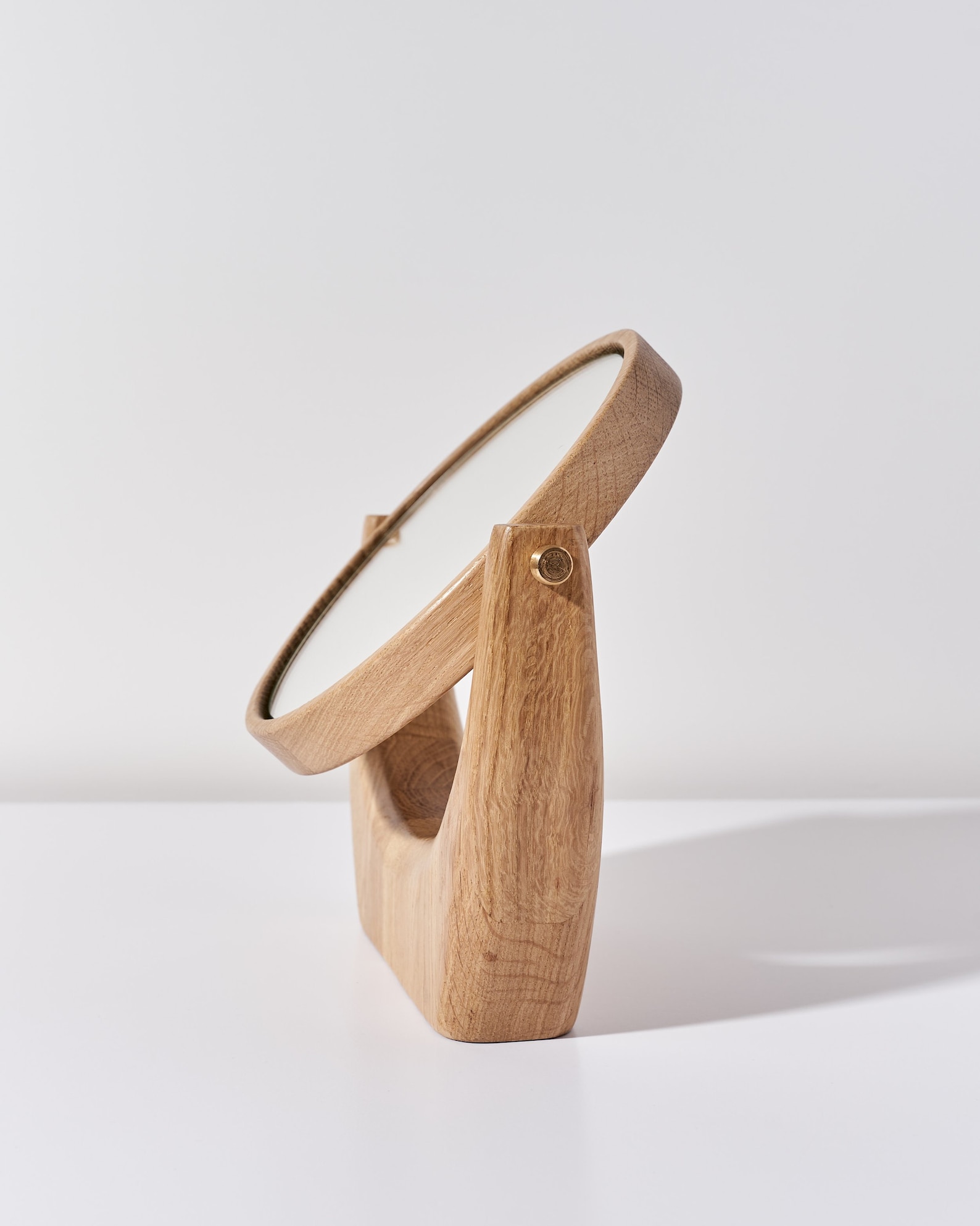 Wooden desktop mirror for best makeup compact mirror for Etsy