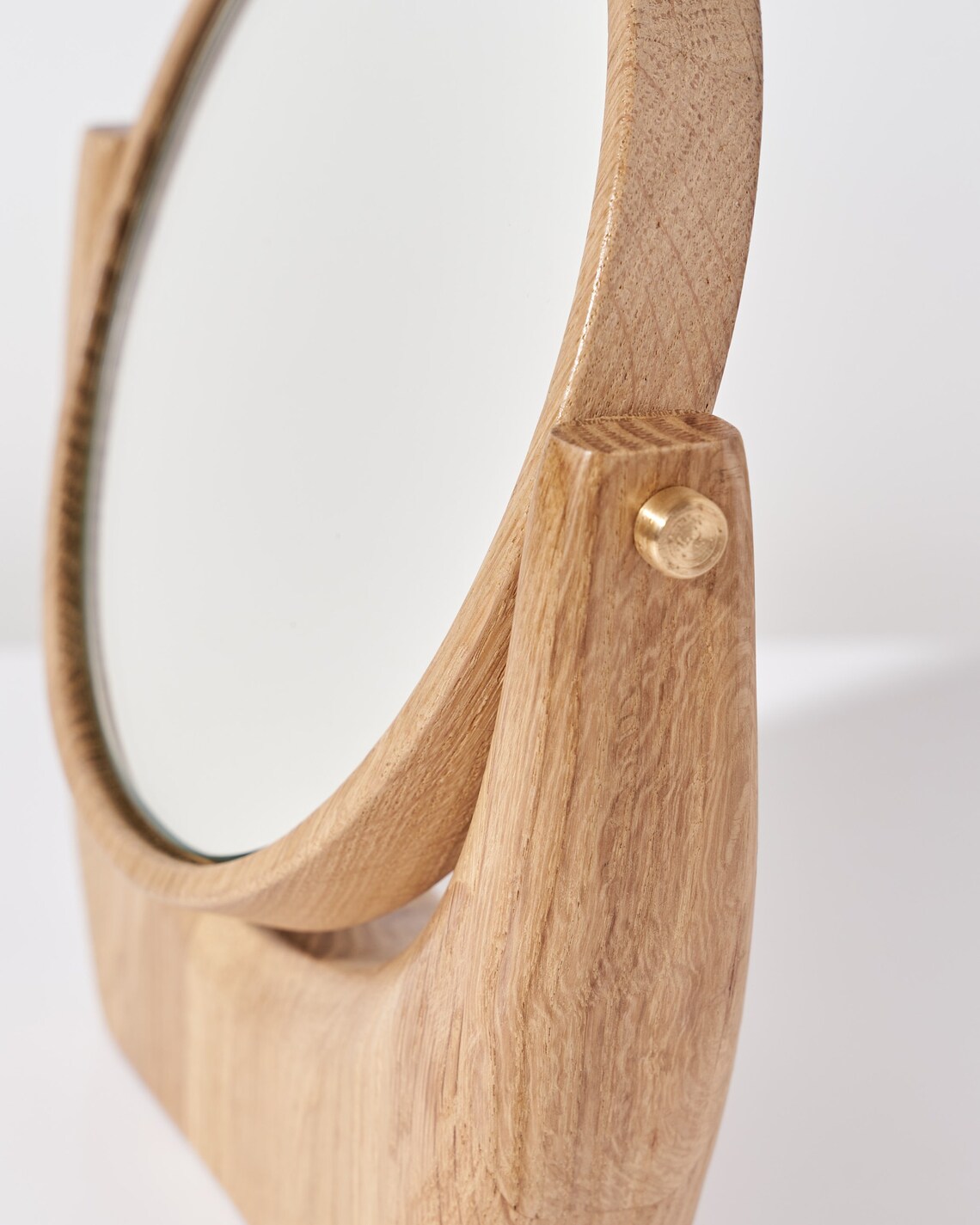 Wooden desktop mirror for best makeup compact mirror for Etsy