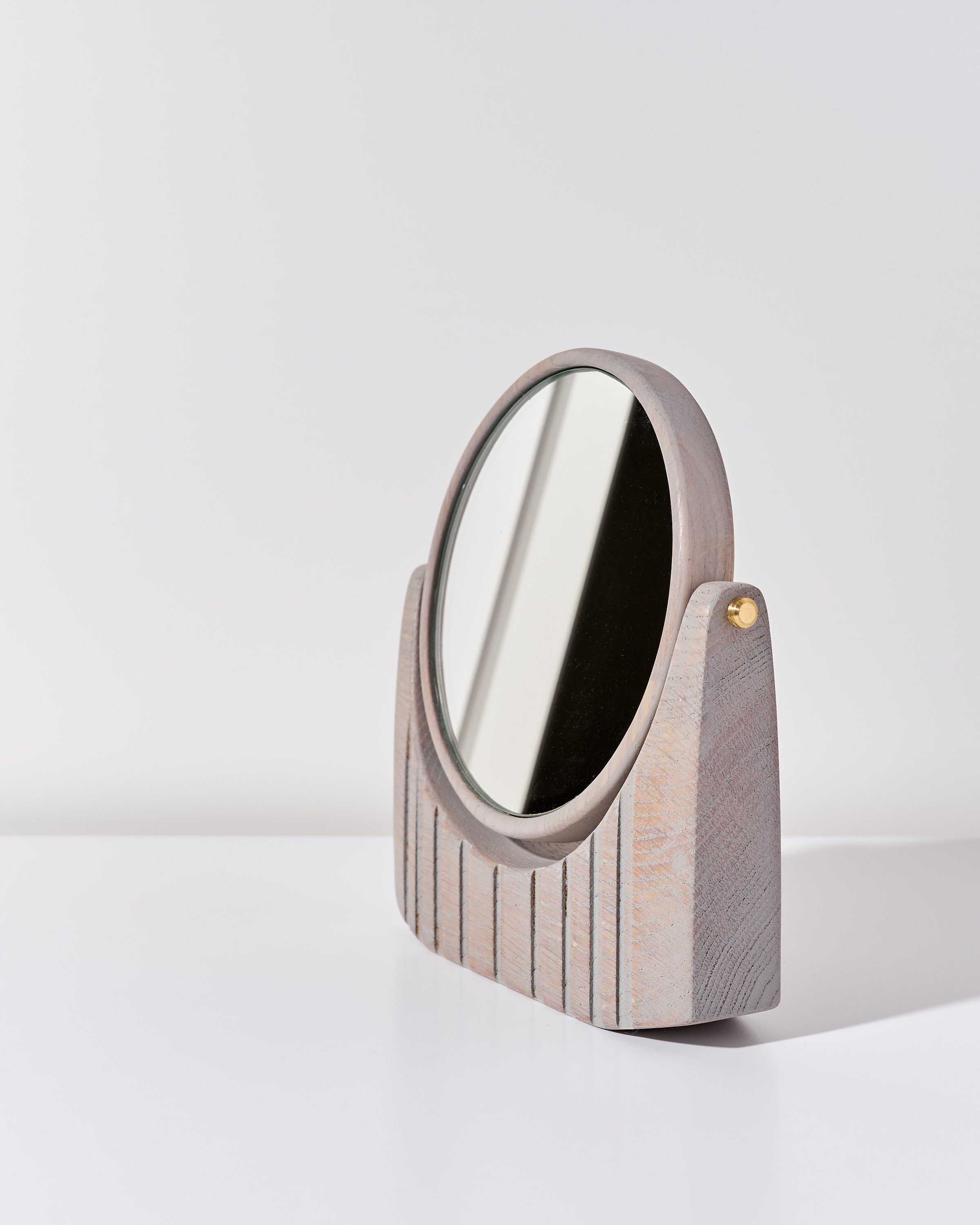 Wooden desktop mirror for best makeup compact mirror for Etsy