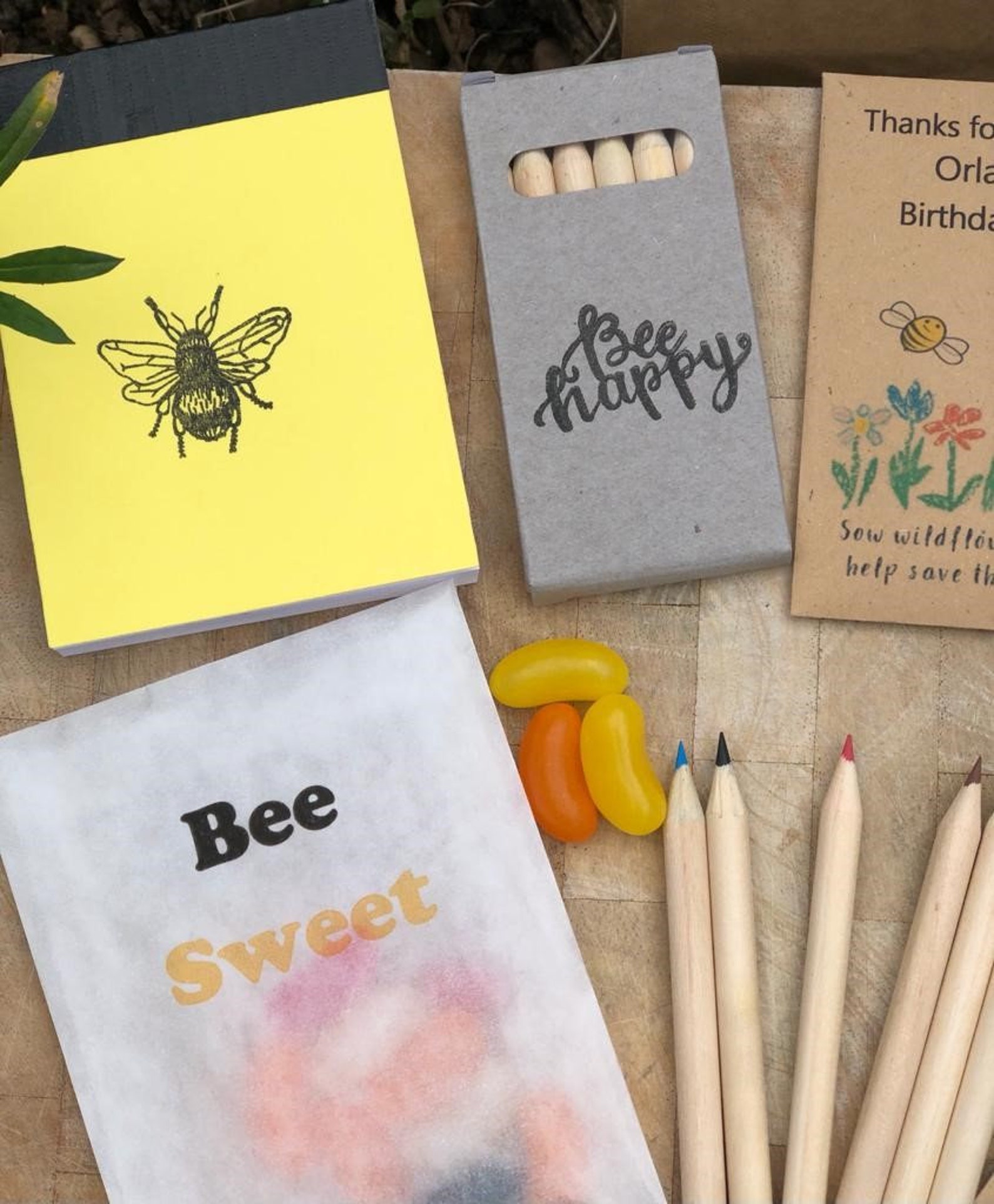 Personalised Eco Friendly Kids Birthday Party Bags Etsy