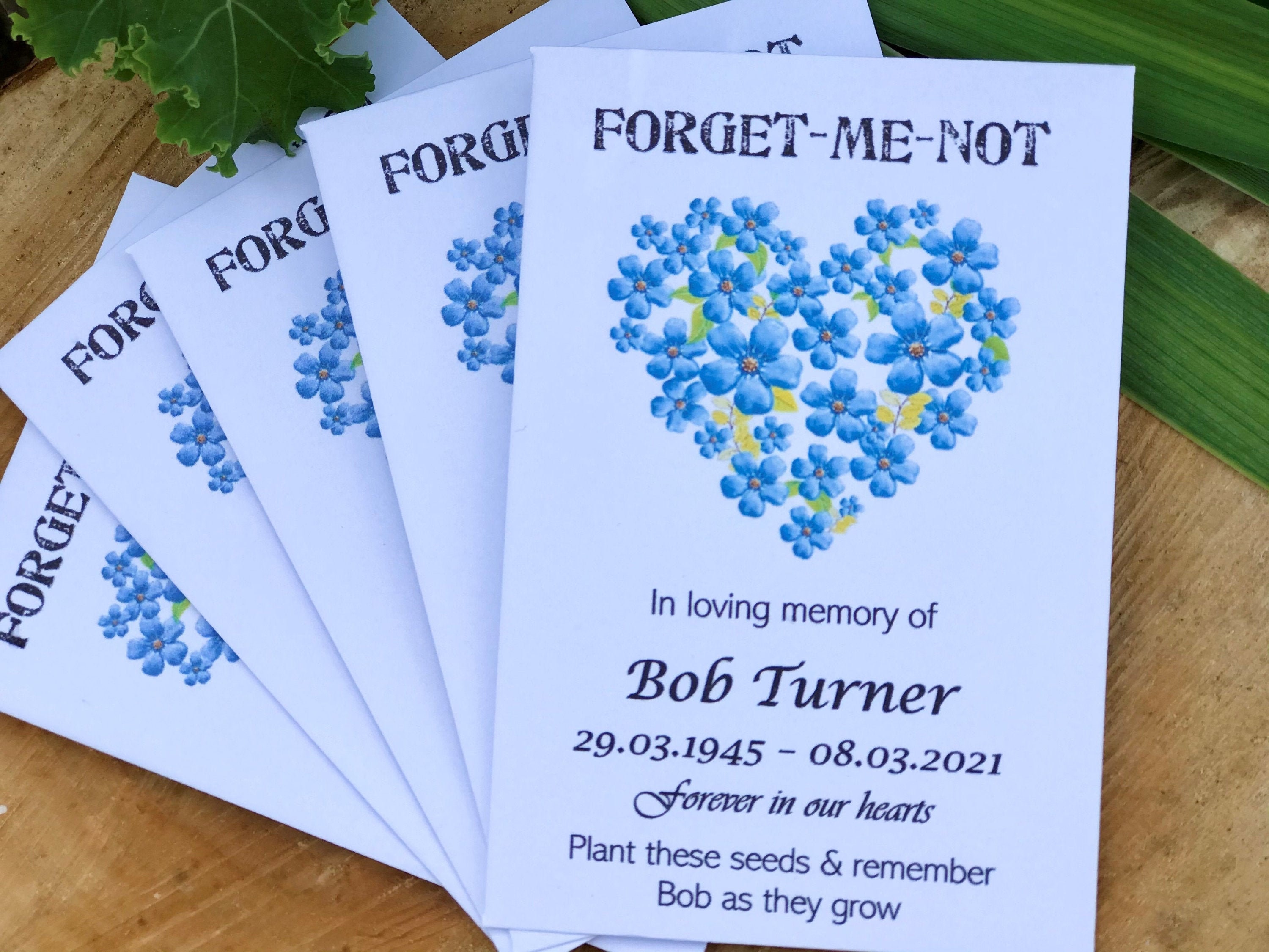forget me not seeds for funeral