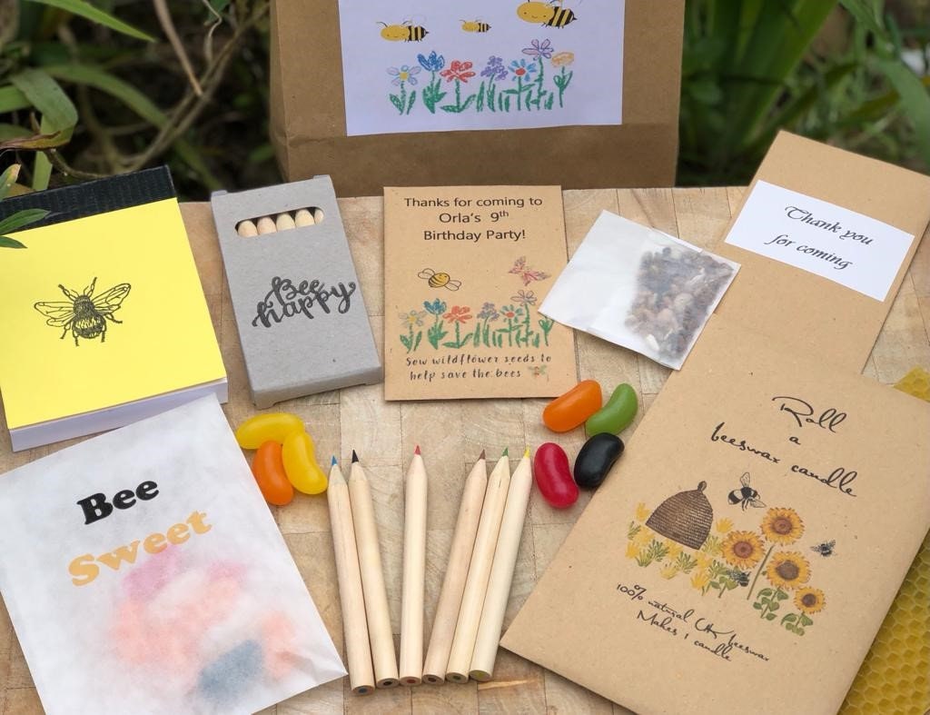 Personalised Eco Friendly Kids Birthday Party Bags Etsy