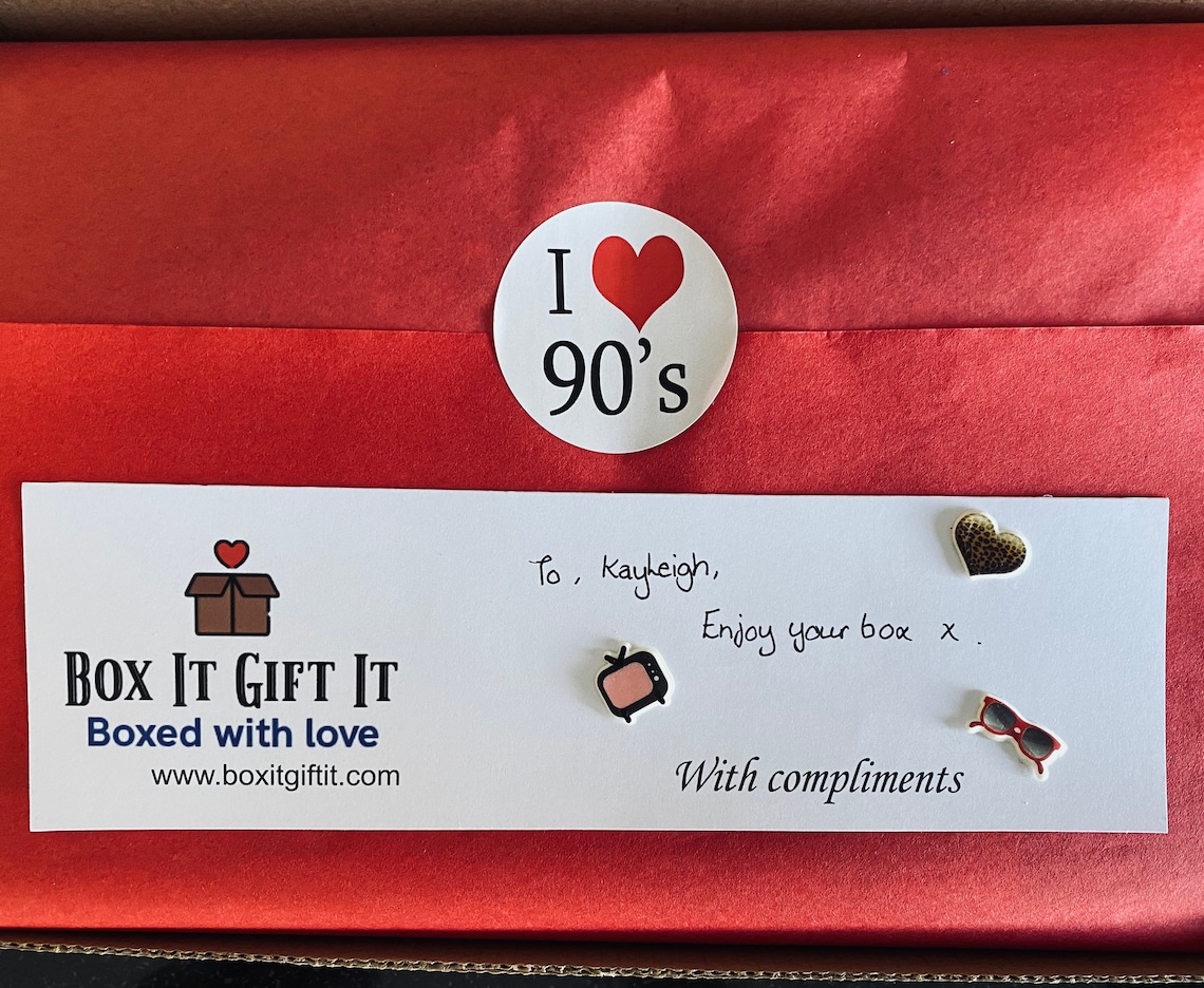 90s Nostalgia T Box 90s Birthday T Retro Sweets Box Etsy Uk 