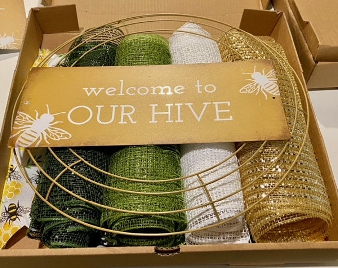 to Our Hive Wreath Kit, DIY Wreath Kit, Make Your Own Wreath
