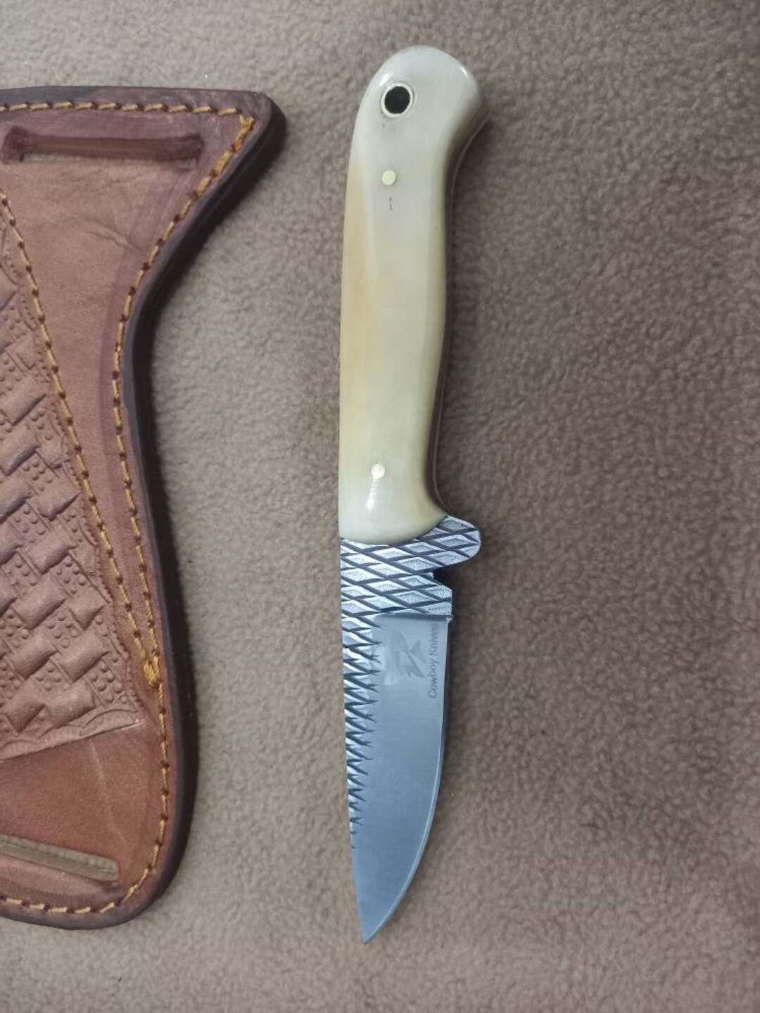 Custom Hand Made Full Tang Hoof Rasp Steel Cowboy Knife,easter Gift ...