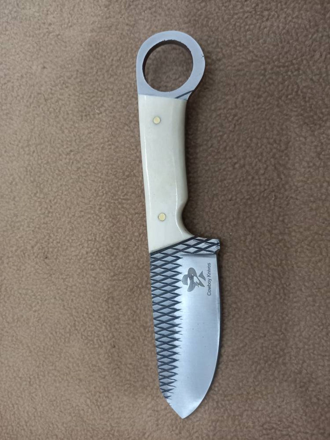 Custom Hand Made Full Tang Farrier Rasp Steel Cowboy Knife.... Etsy