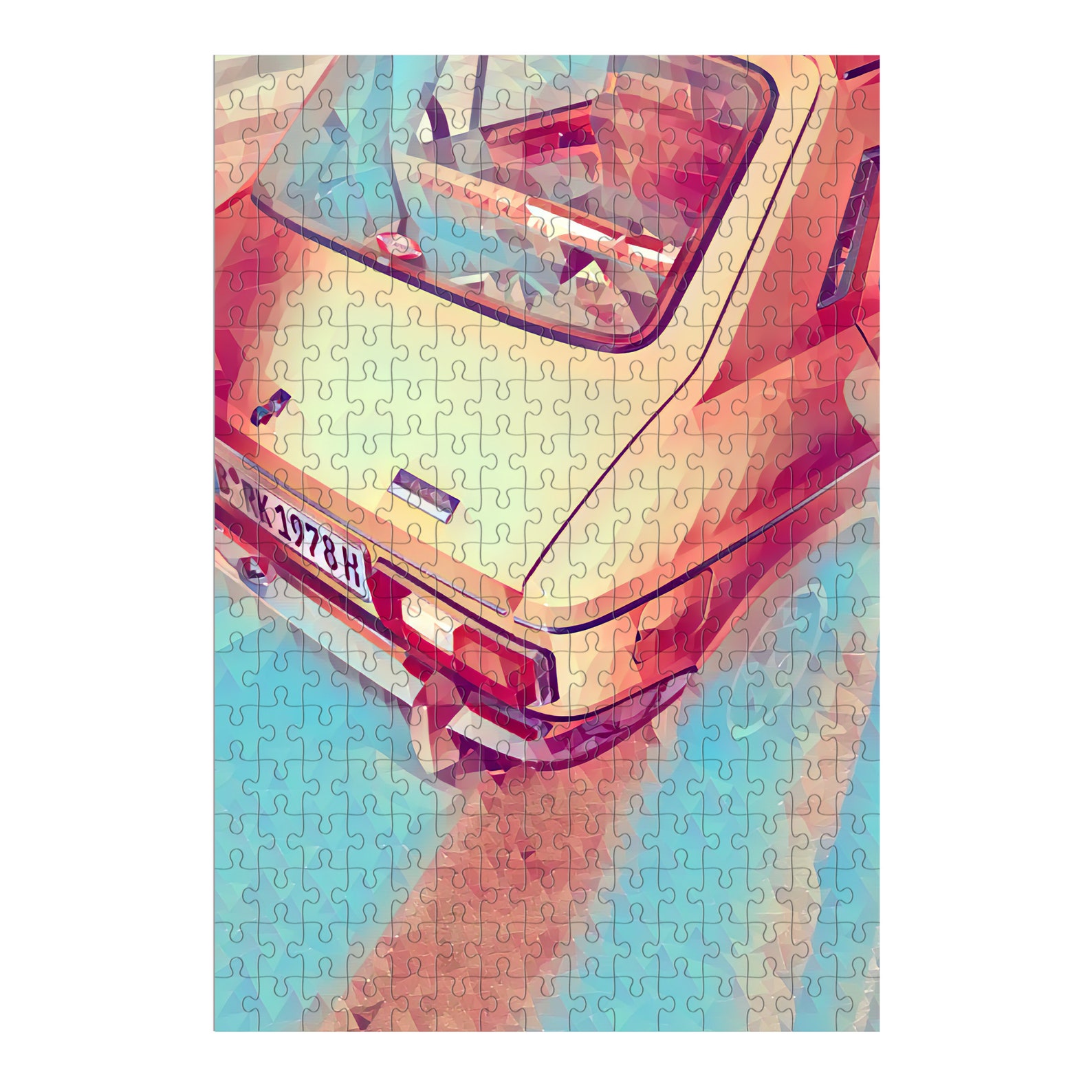 Car Jigsaw Puzzle, Jigsaw Puzzle, Puzzle for Adults, Classic Car, Car