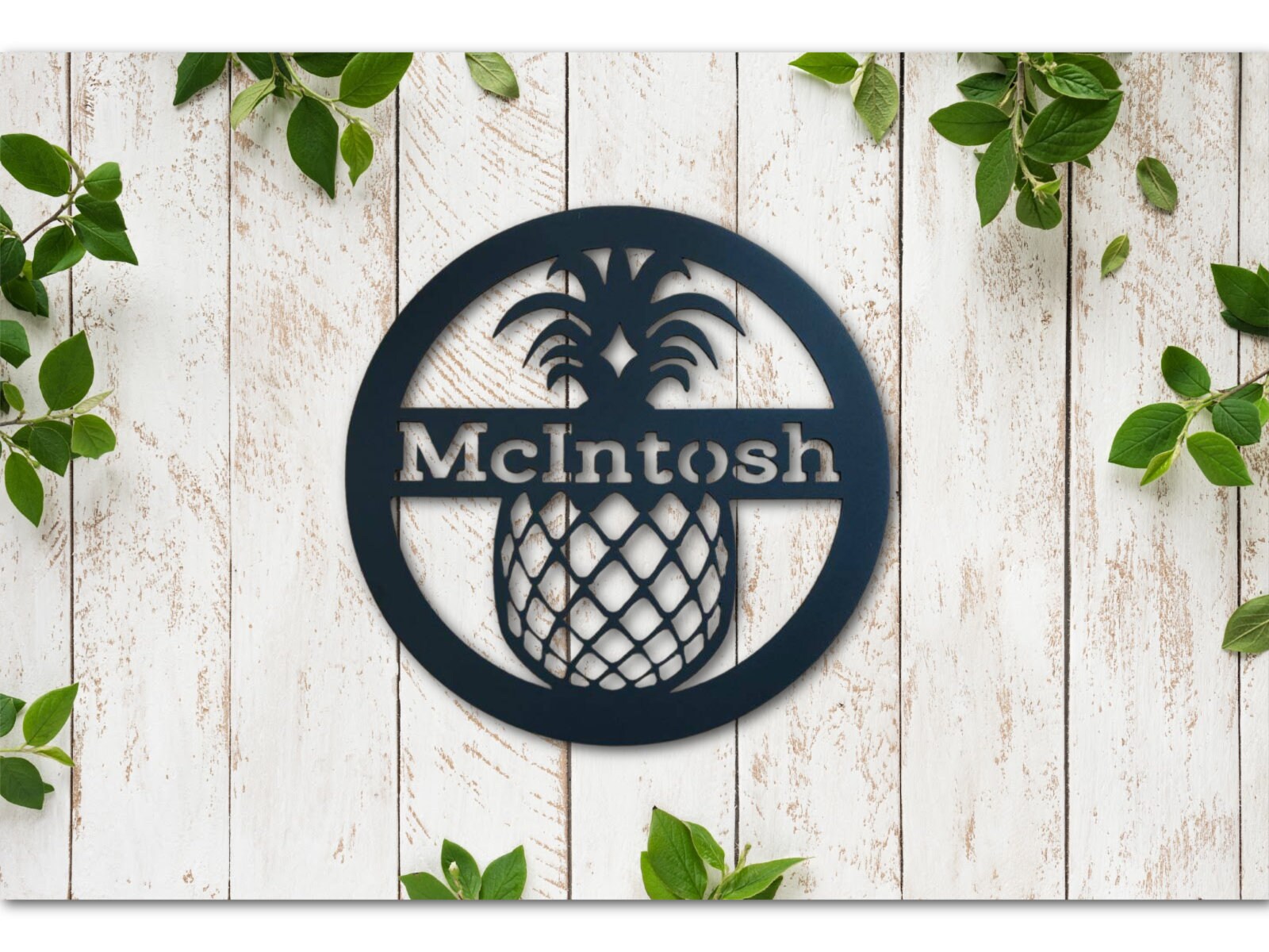Custom Pineapple Sign Etsy