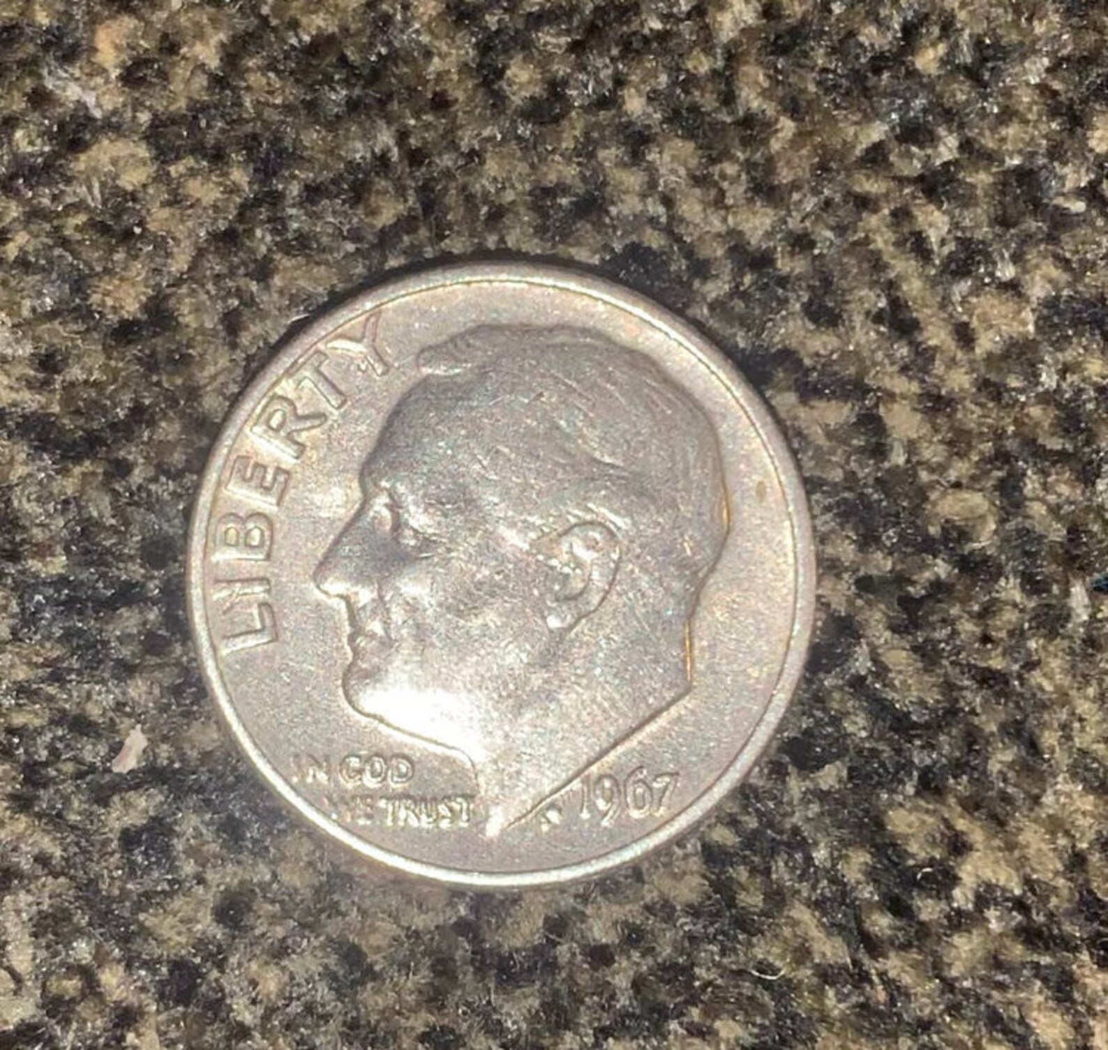 1967 Dime Error List - mo2osx2