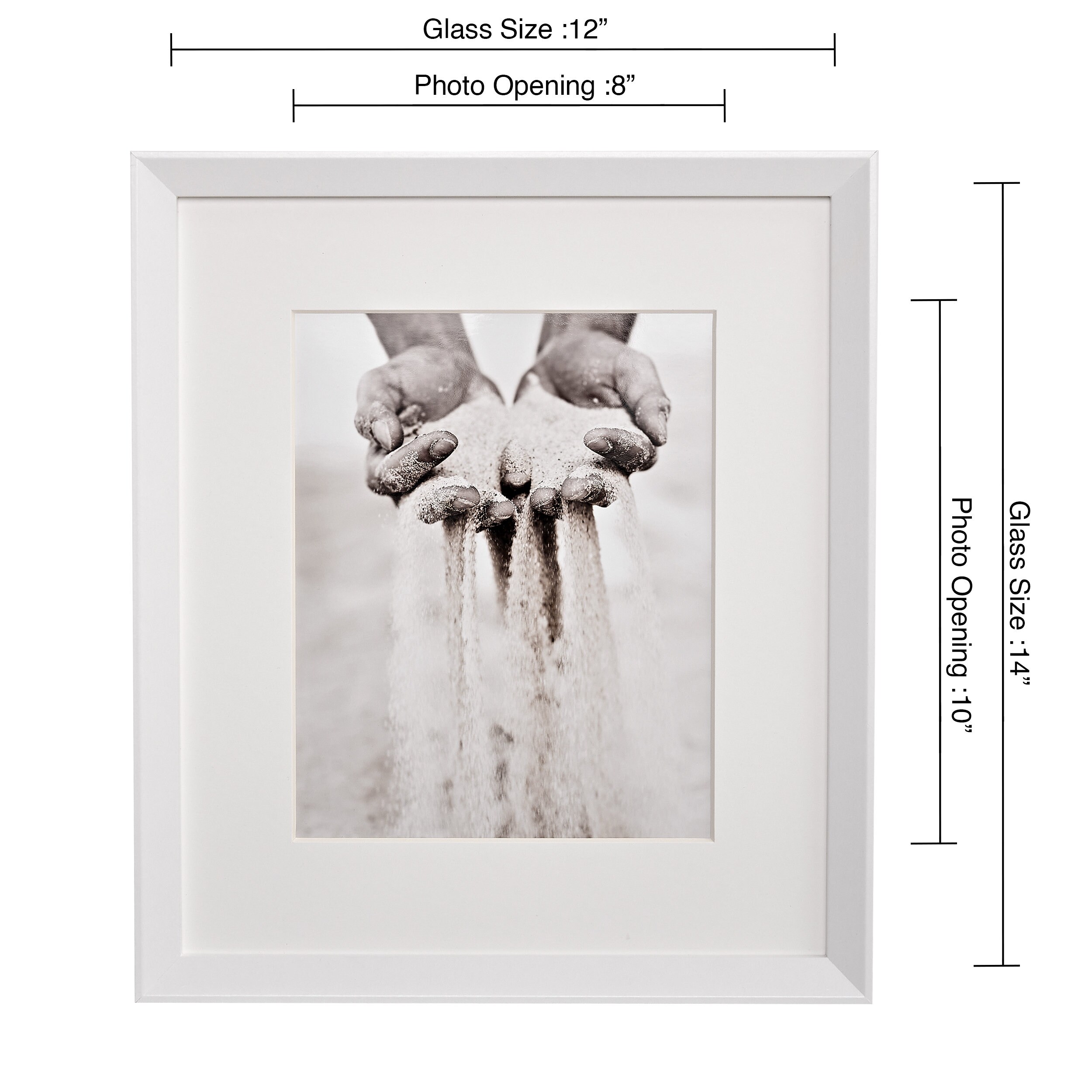 8x10 12x14 Gallery Wall Frame in White for 10x8 14x12 Etsy