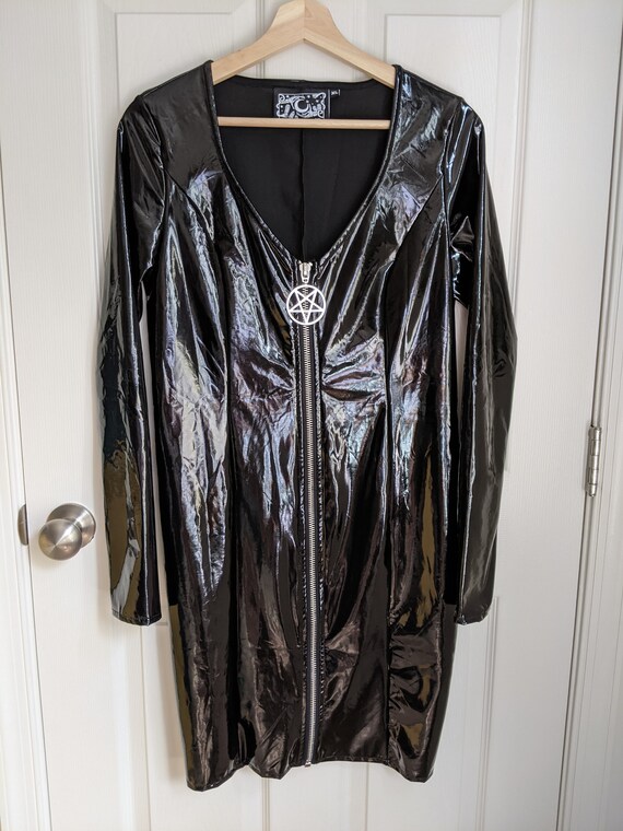 killstar leather dress Batphase Dress