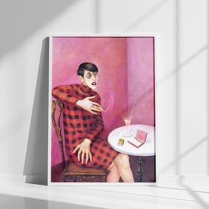 Otto Dix Portrait Print: S. Von Harden, Modernist Wall Art